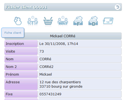 Fiches clients completes